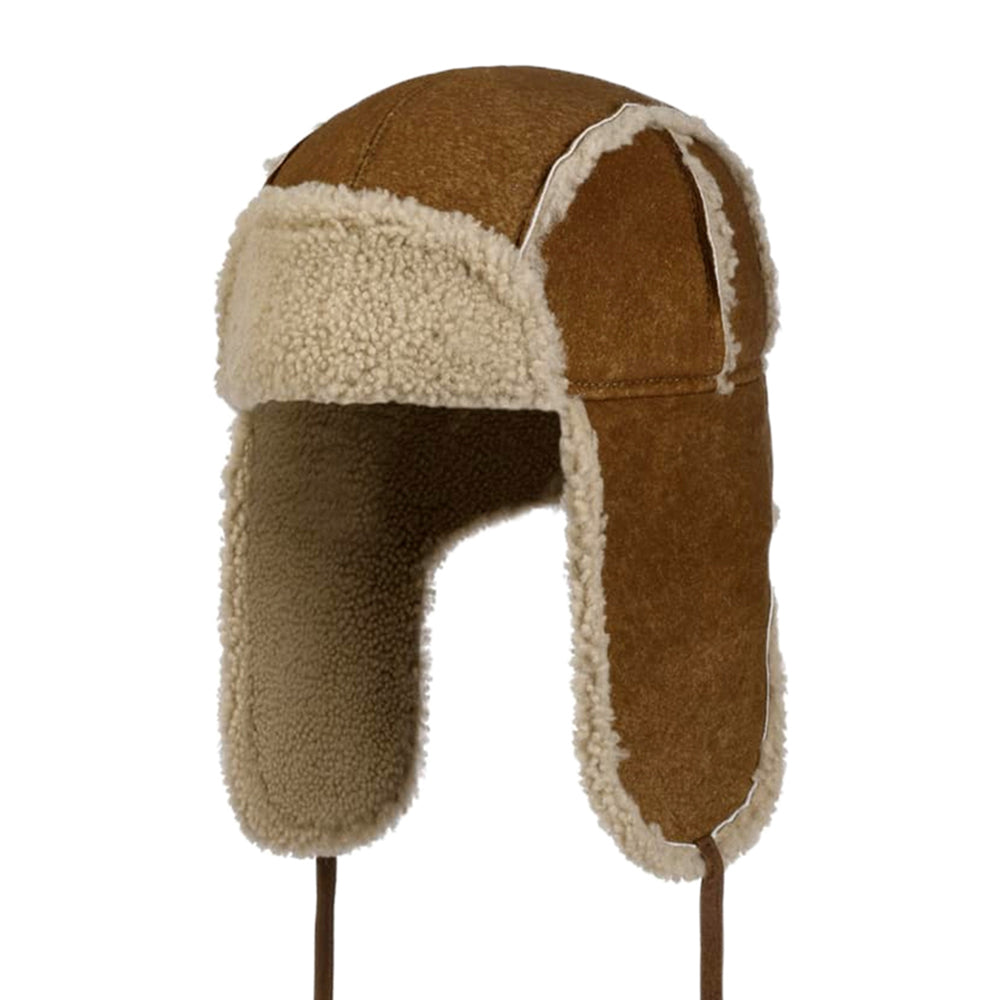 Gorro Aviador de piel de cordero de Stetson - Whisky