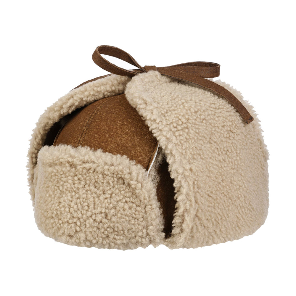 Gorro Aviador de piel de cordero de Stetson - Whisky