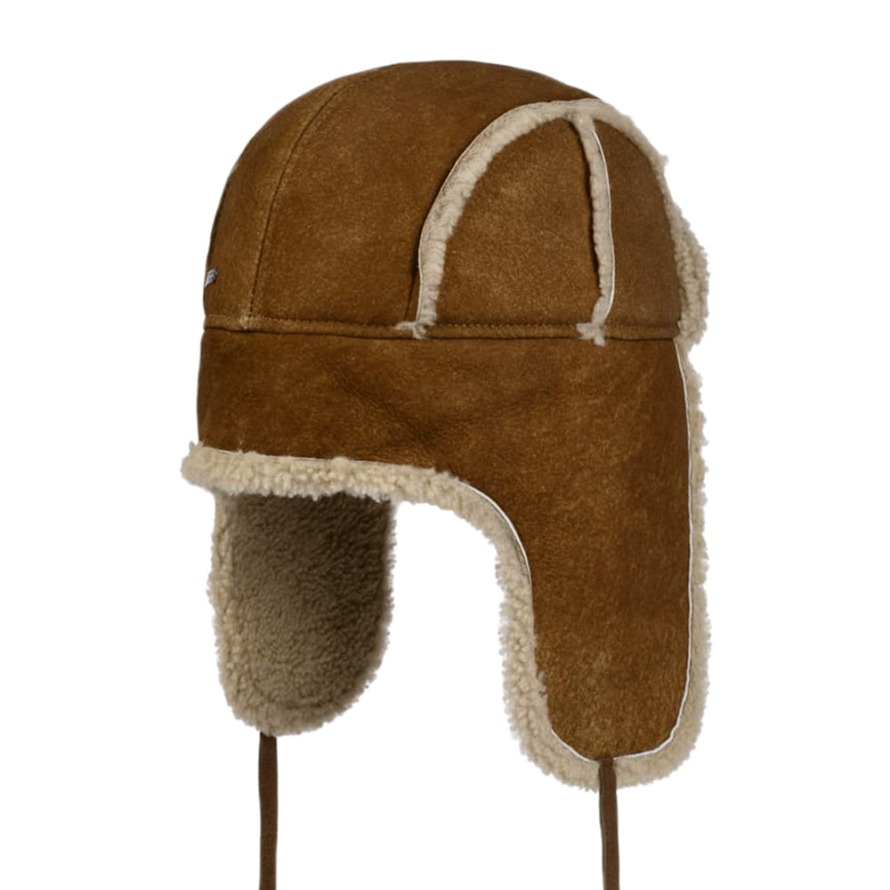 Gorro Aviador de piel de cordero de Stetson - Whisky