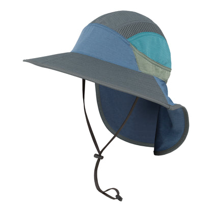 Sombrero de Sol Ultra Adventure resistente al agua de Sunday Afternoons - Azul Pizarra-Azul