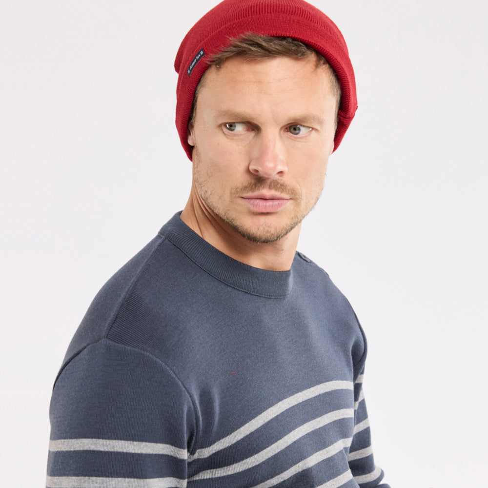 Gorro Beanie Lannion de lana pura de Armor Lux - Rojo