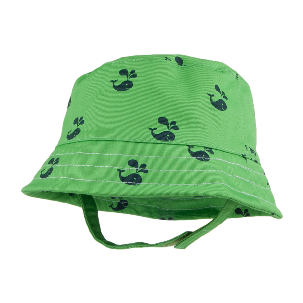 Sombrero de pescador infantil Ballena de Scala - Verde