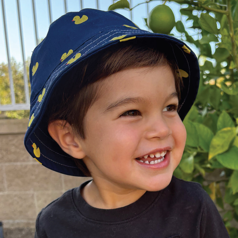 Sombrero de pescador infantil Pato de Scala - Azul Marino