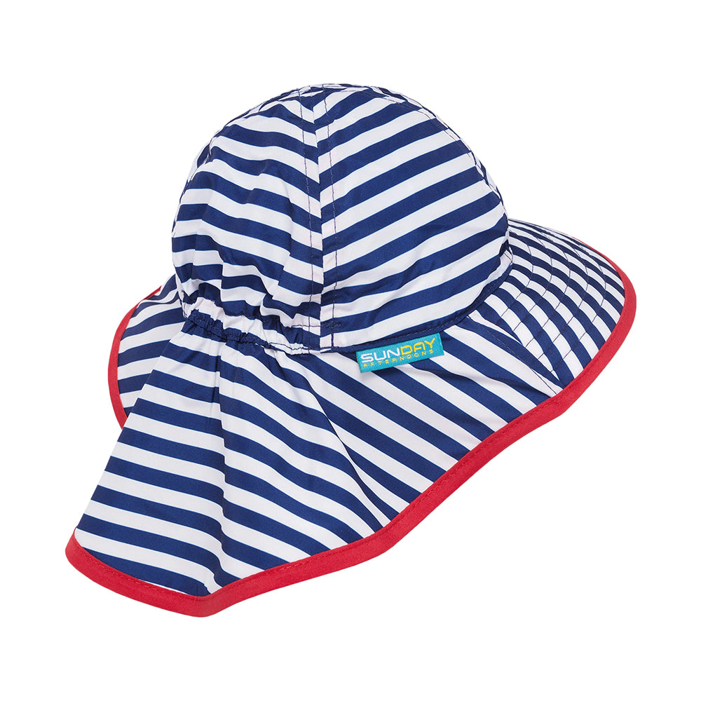 Sombrero bebé Sunsprout de Sunday Afternoons - Azul Marino-Blanco