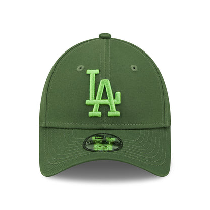 Gorra de béisbol niños 9FORTY MLB League Essential L.A. Dodgers de New Era - Verde Oliva