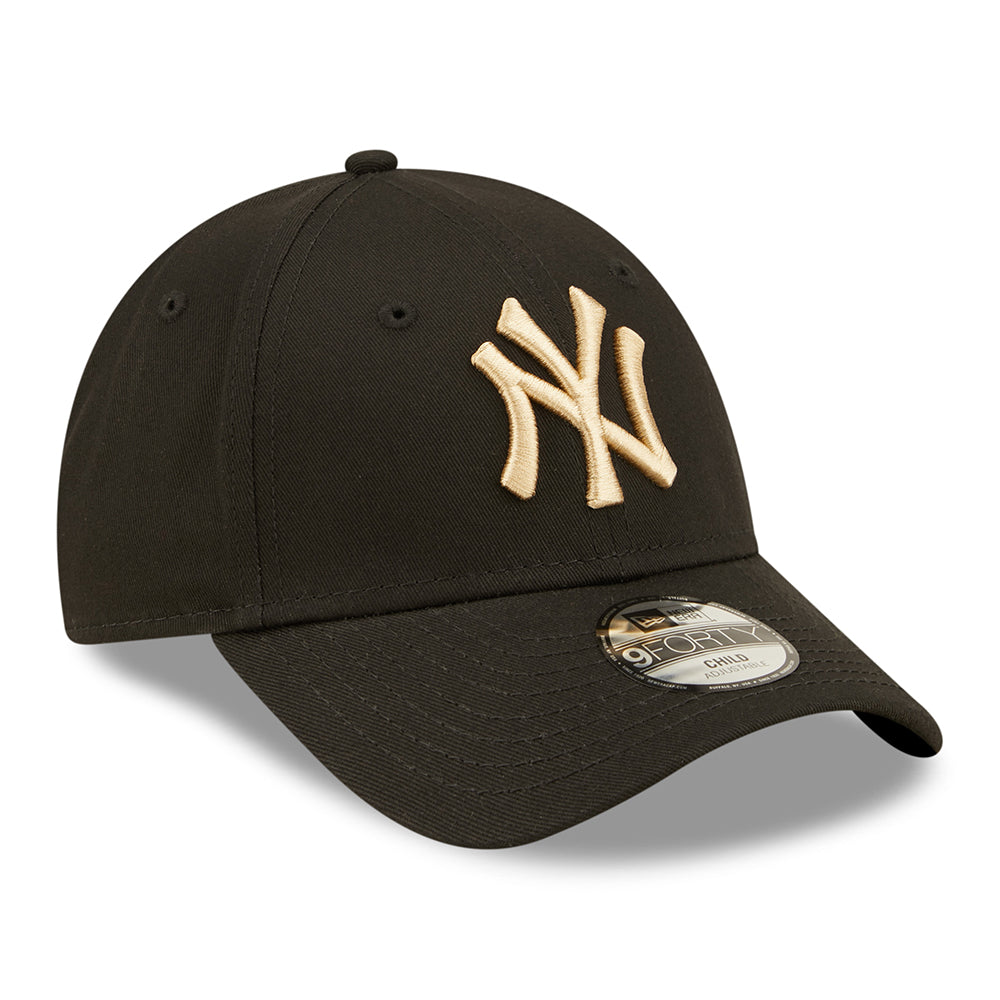 Gorra de béisbol niños 9FORTY MLB League Essential New York Yankees de New Era - Negro-Avena