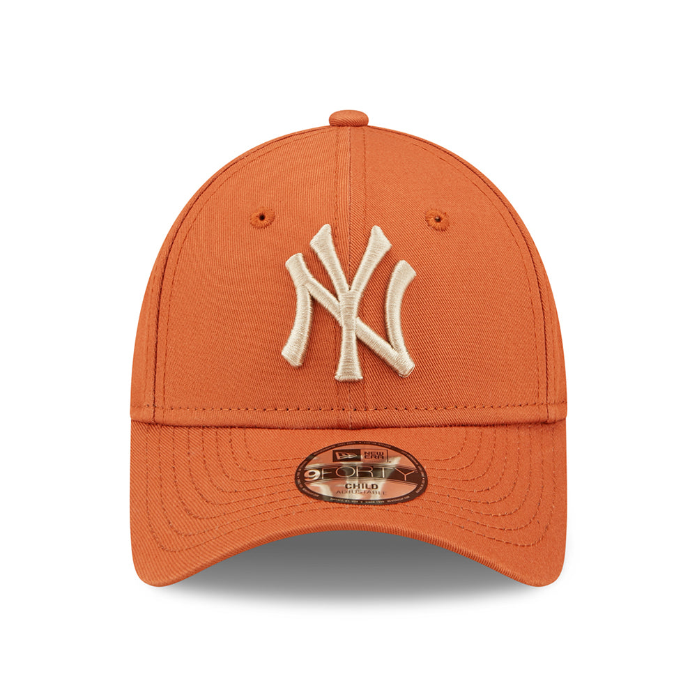 Gorra de béisbol niños 9FORTY MLB League Essential New York Yankees de New Era - Naranja-Avena