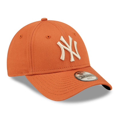 Gorra de béisbol niños 9FORTY MLB League Essential New York Yankees de New Era - Naranja-Avena