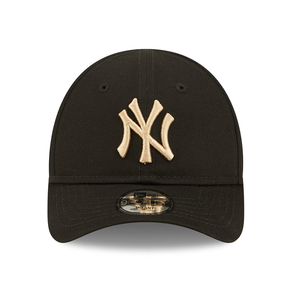 Gorra de béisbol bebé 9FORTY MLB League Essential New York Yankees de New Era - Negro-Avena