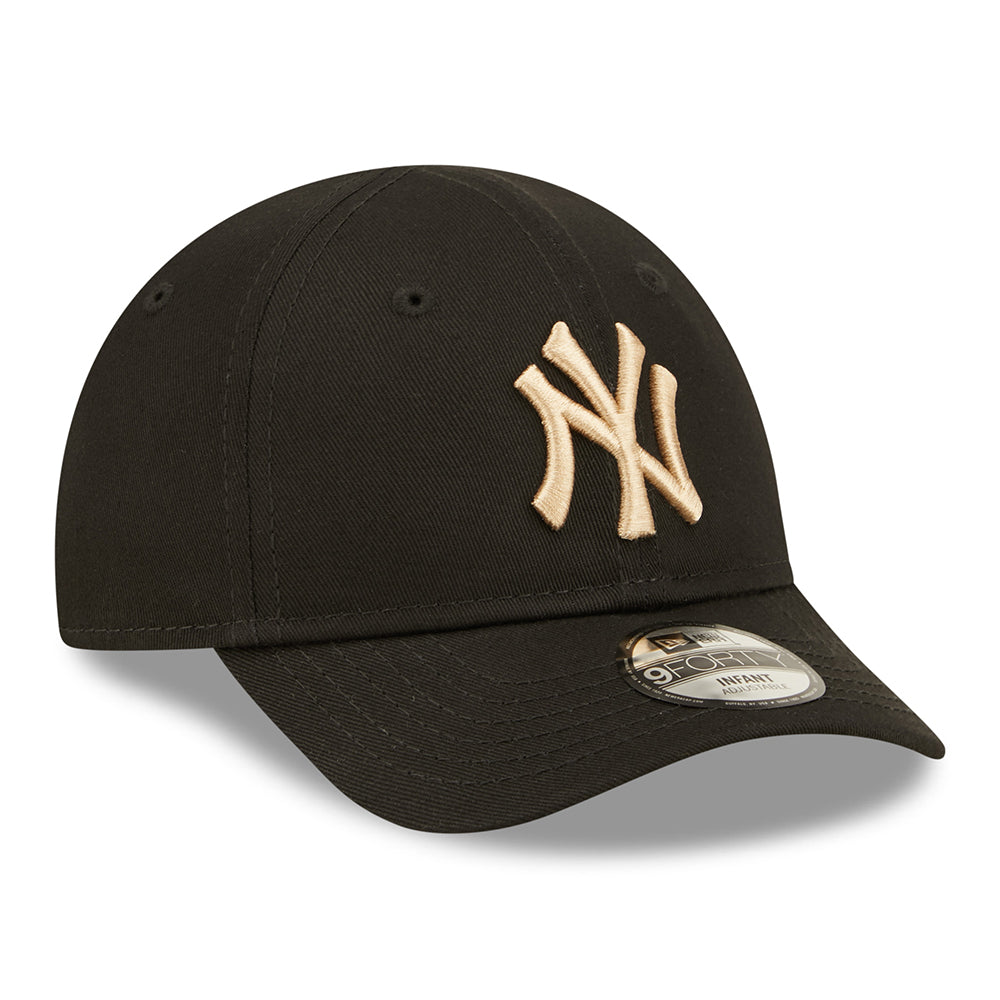 Gorra de béisbol bebé 9FORTY MLB League Essential New York Yankees de New Era - Negro-Avena
