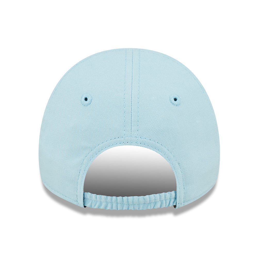 Gorra de béisbol bebé 9FORTY MLB League Essential New York Yankees de New Era - Azul Claro-Blanco