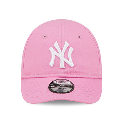 Gorra de béisbol bebé 9FORTY MLB League Essential New York Yankees de New Era - Rosa-Blanco