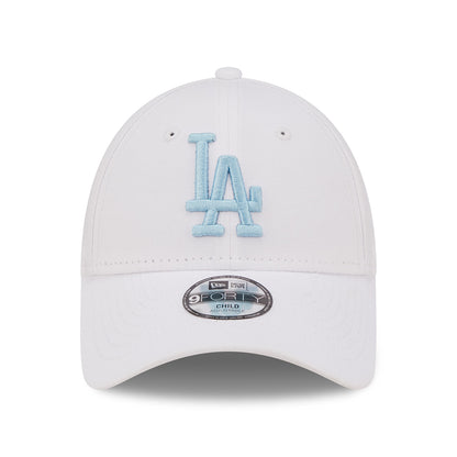 Gorra de béisbol niños 9FORTY MLB League Essential L.A. Dodgers de New Era - Blanco-Azul Claro