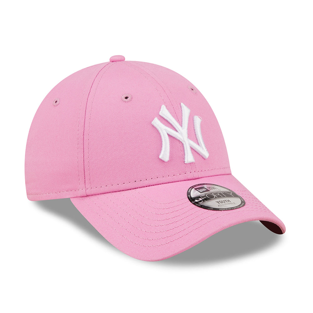 Gorra de béisbol niños 9FORTY MLB League Essential New York Yankees de New Era - Rosa-Blanco