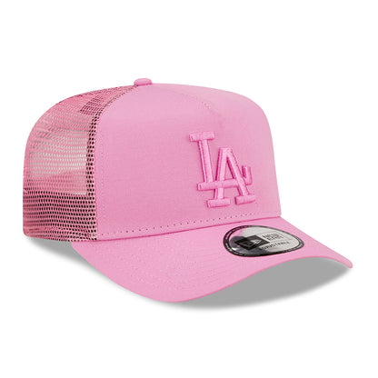 Gorra Trucker niños A-Frame MLB Tonal Mesh L.A. Dodgers de New Era - Rosa