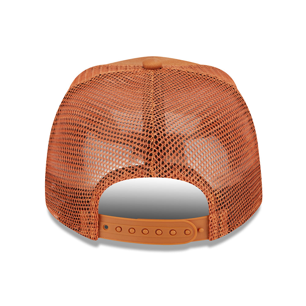 Gorra Trucker niños A-Frame MLB Tonal Mesh L.A. Dodgers de New Era - Ocre