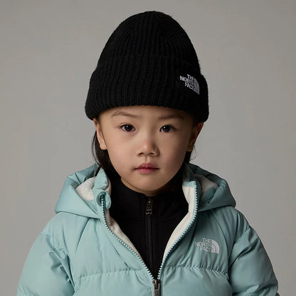 Gorro Beanie niños Salty Forrado Reciclado de The North Face - Negro