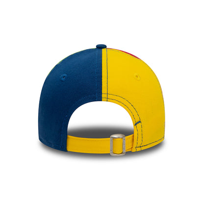 Gorra de béisbol niños 9FORTY MLB Block NY Yankees de New Era - Azul Marino-Amarillo-Rojo