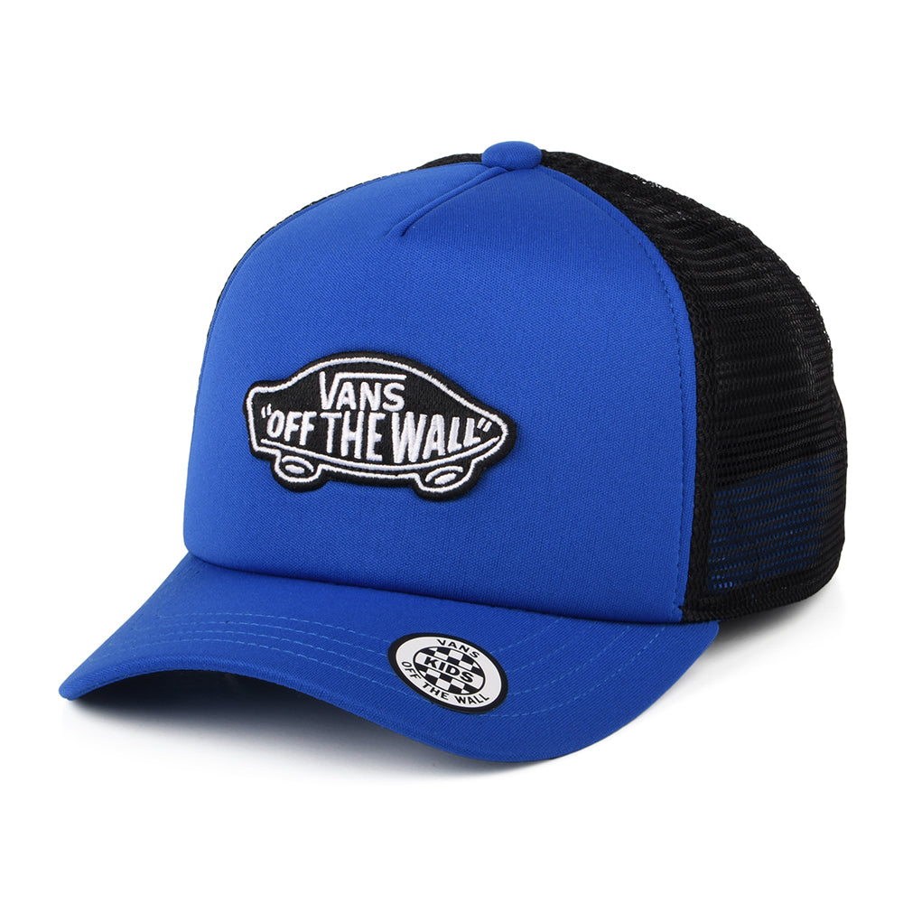 Gorra de camionero niños Parche clásico visera curvada de Vans - Azul Real