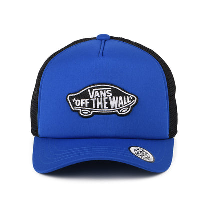 Gorra de camionero niños Parche clásico visera curvada de Vans - Azul Real
