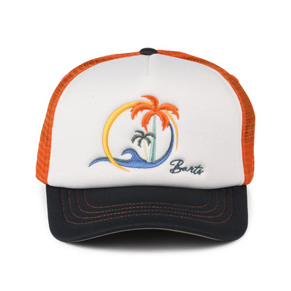 Gorra Trucker de Barts - Blanco-Naranja