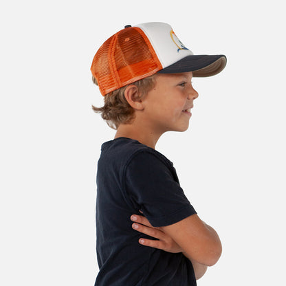 Gorra Trucker de Barts - Blanco-Naranja