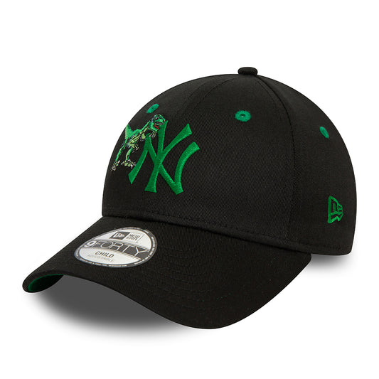 Gorra de béisbol 9FORTY MLB Graphic New York Yankees para niños de New Era - Negro-Verde