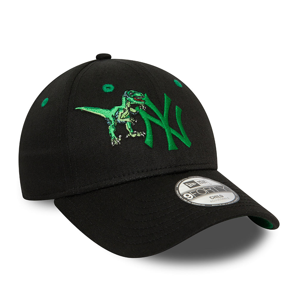 Gorra de béisbol 9FORTY MLB Graphic New York Yankees para niños de New Era - Negro-Verde