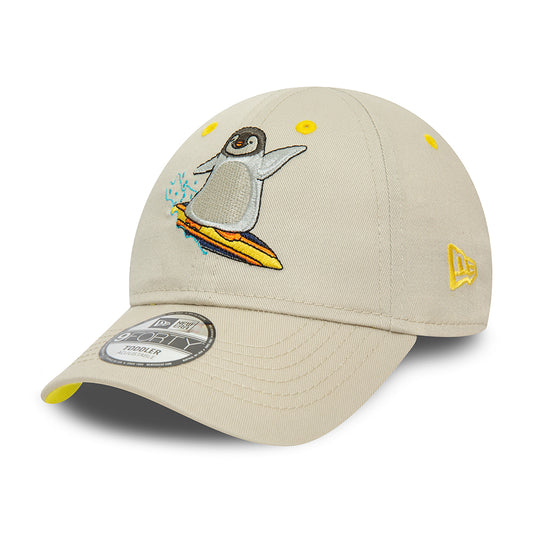 Gorra de béisbol niños 9FORTY NE Character Pingüino de New Era - Piedra-Amarillo