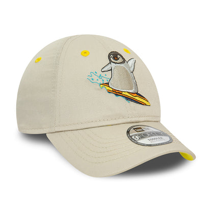 Gorra de béisbol niños 9FORTY NE Character Pingüino de New Era - Piedra-Amarillo