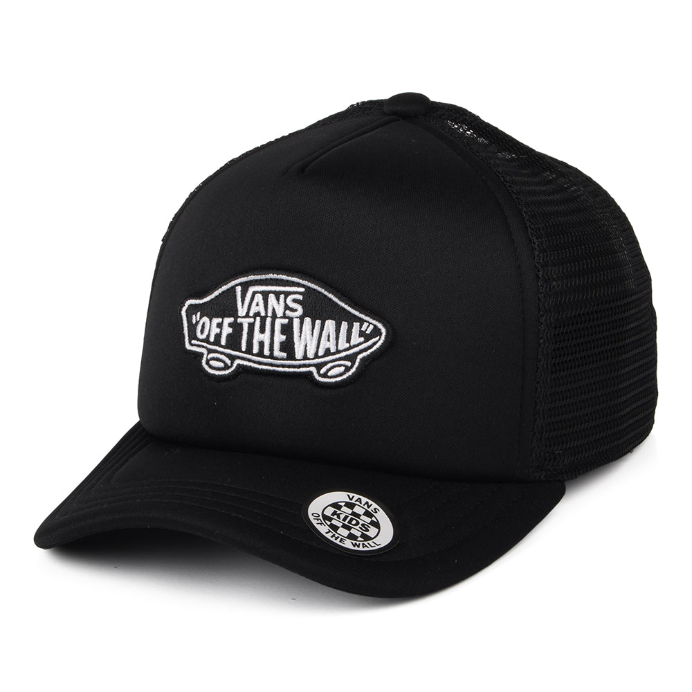 Gorra de camionero niños Parche clásico visera curvada de Vans - Negro