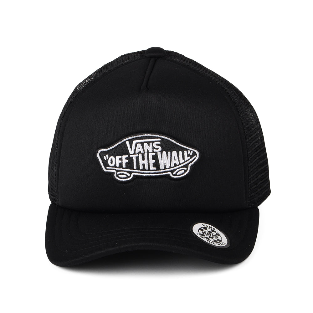 Gorra de camionero niños Parche clásico visera curvada de Vans - Negro