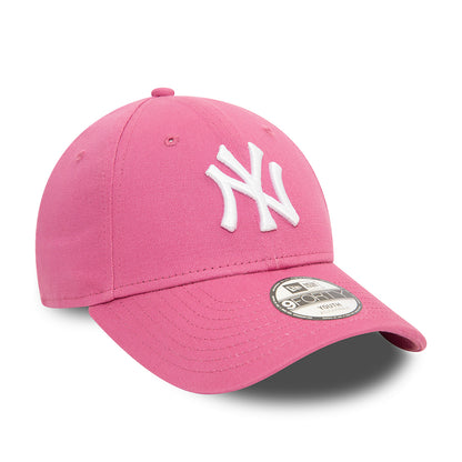 Gorra de béisbol niños 9FORTY MLB League Essential New York Yankees de New Era - Malva-Blanco