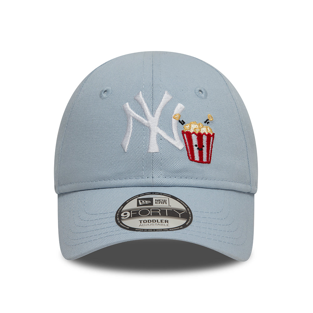Gorra de béisbol niños 9FORTY MLB Icon New York Yankees de New Era - Azul Claro-Blanco