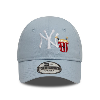 Gorra de béisbol niños 9FORTY MLB Icon New York Yankees de New Era - Azul Claro-Blanco