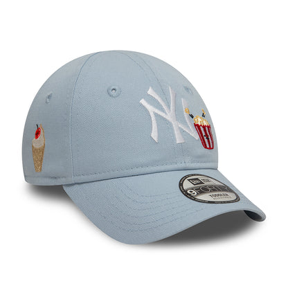 Gorra de béisbol niños 9FORTY MLB Icon New York Yankees de New Era - Azul Claro-Blanco