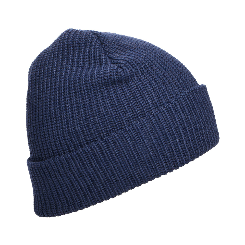 Gorro Beanie niños P-6 Logo reciclado de Patagonia - Azul Marino