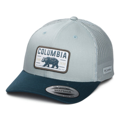 Gorra de camionero Oso de Columbia - Azul Claro-Verde Azulado