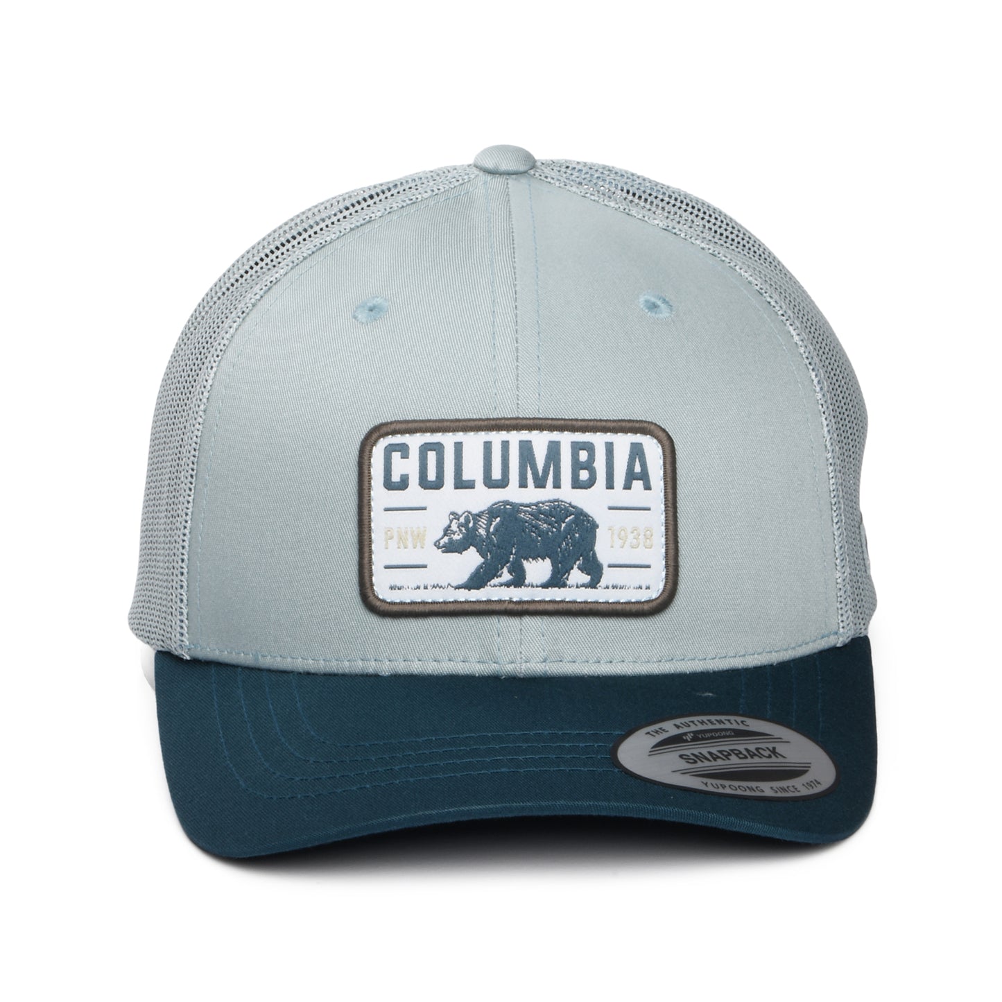 Gorra de camionero Oso de Columbia - Azul Claro-Verde Azulado
