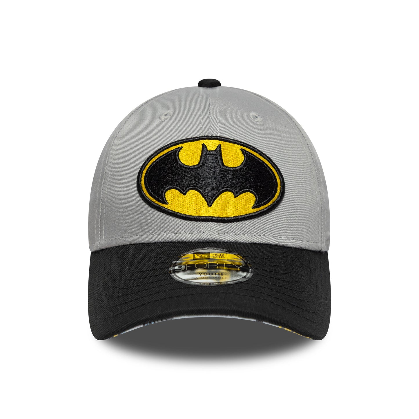 Gorra de béisbol 9FORTY - DC Comics Batman de New Era - Gris-Negro