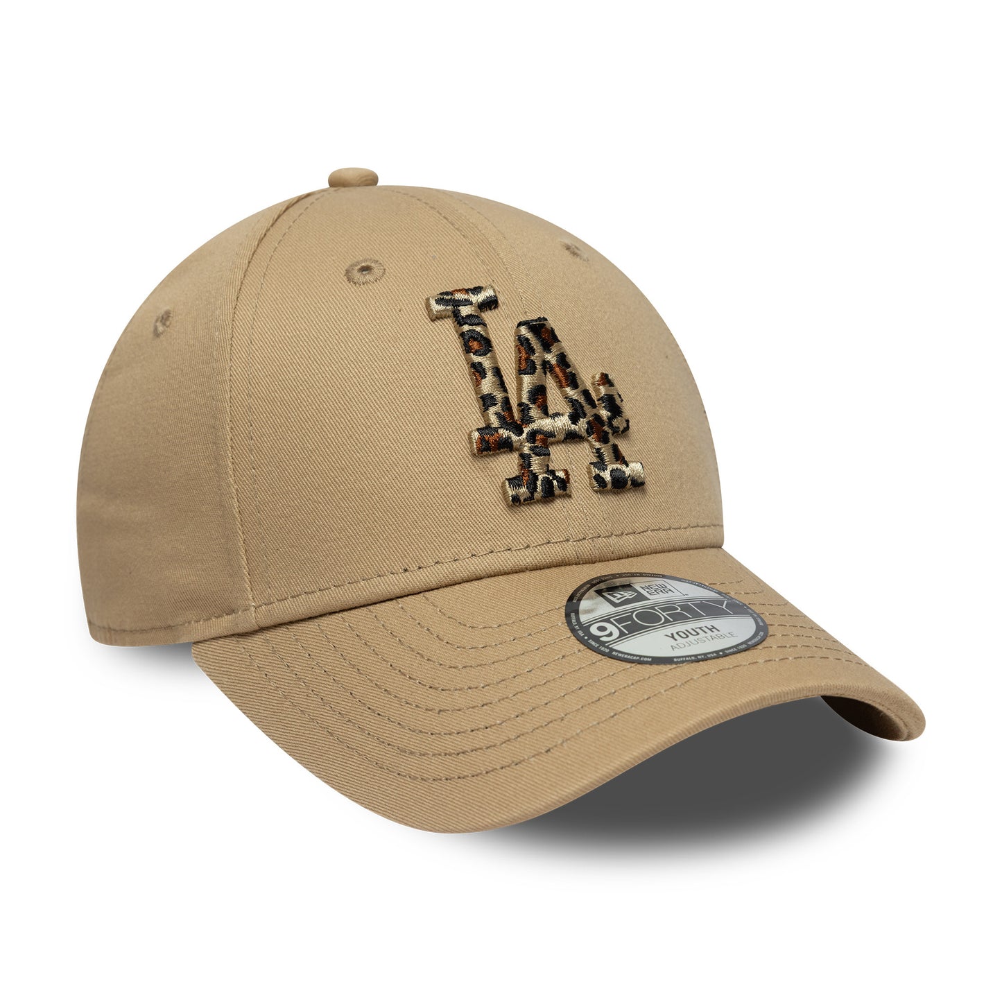 Gorra de béisbol niñas 9FORTY MLB Animal Infill L.A. Dodgers de New Era - Camel