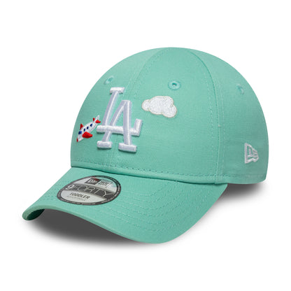 Gorra de béisbol 9FORTY - MLB Plane Icon L.A. Dodgers de New Era - Aguamarina