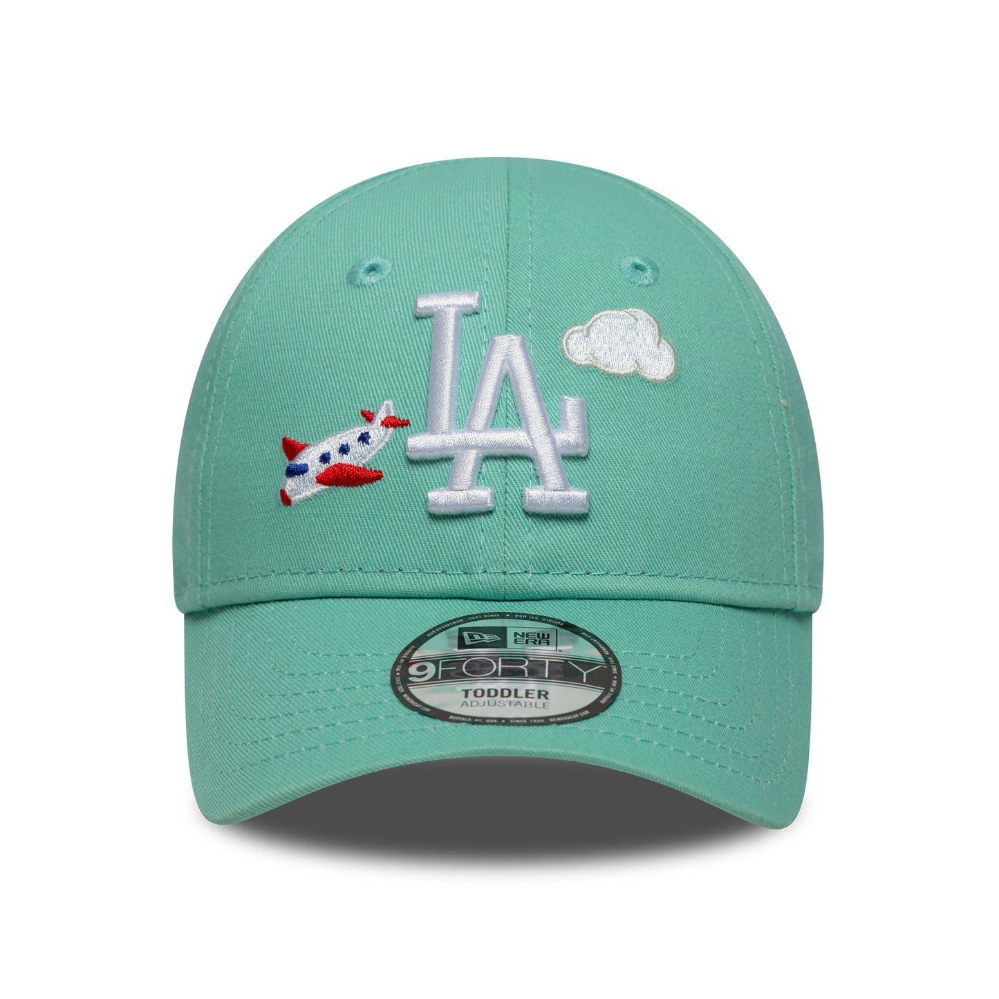 Gorra de béisbol 9FORTY - MLB Plane Icon L.A. Dodgers de New Era - Aguamarina