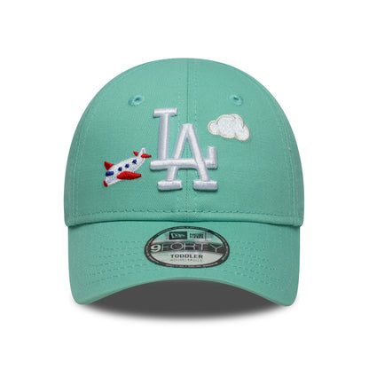 Gorra de béisbol 9FORTY - MLB Plane Icon L.A. Dodgers de New Era - Aguamarina