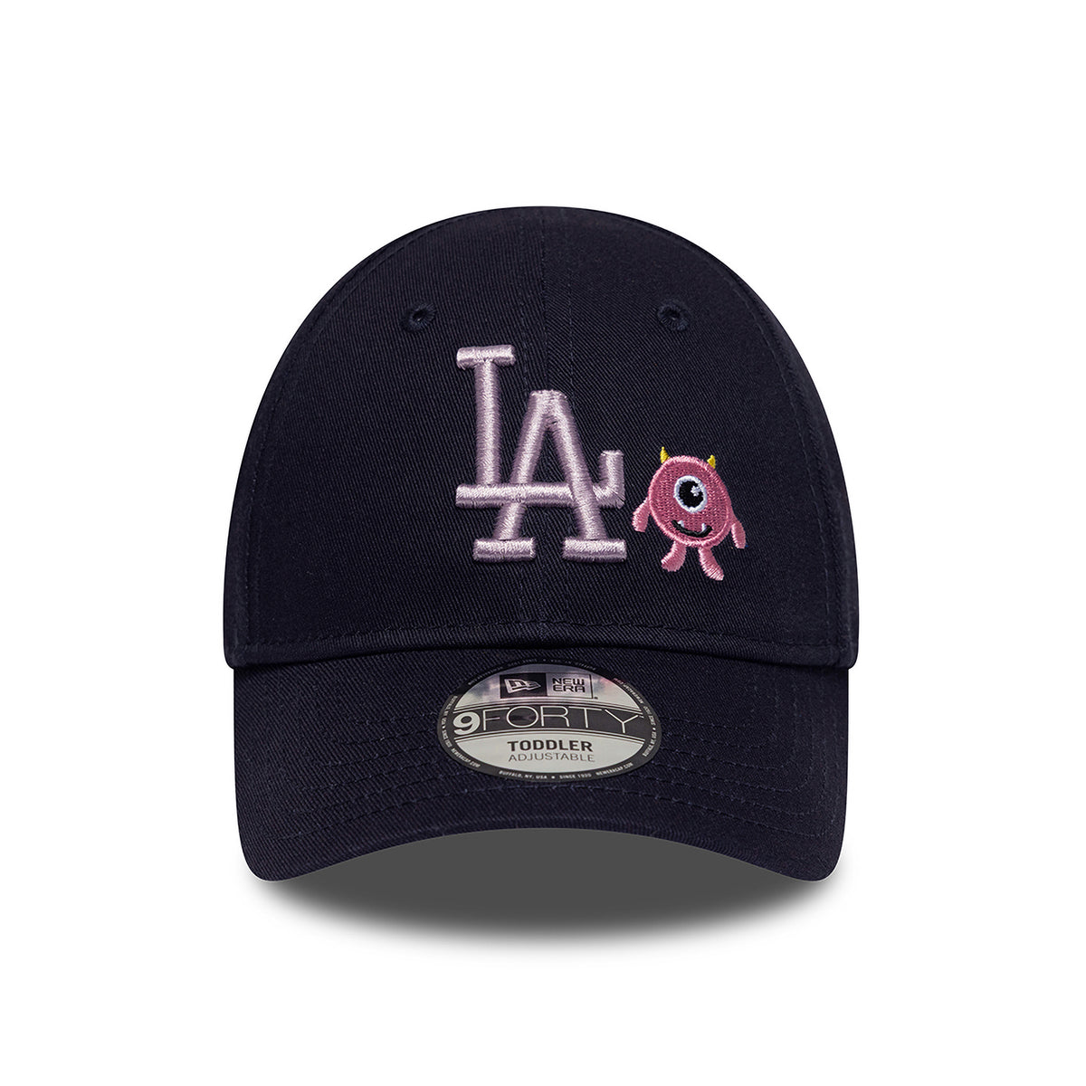 Gorra de béisbol 9FORTY MLB Monster Icon L.A. Dodgers de New Era - Azul Marino-Rosa