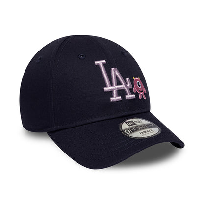 Gorra de béisbol 9FORTY MLB Monster Icon L.A. Dodgers de New Era - Azul Marino-Rosa