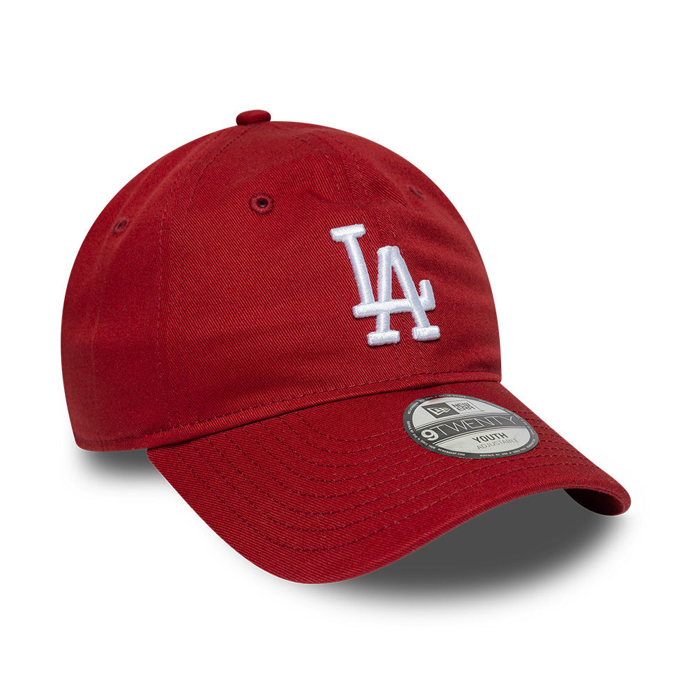 Gorra de béisbol 9TWENTY MLB League Essential L.A. Dodgers de New Era - Rojo Intenso-Blanco