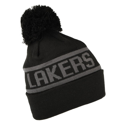Gorro con pompón NBA Tonal Jake Cuff L.A. Lakers de New Era - Negro