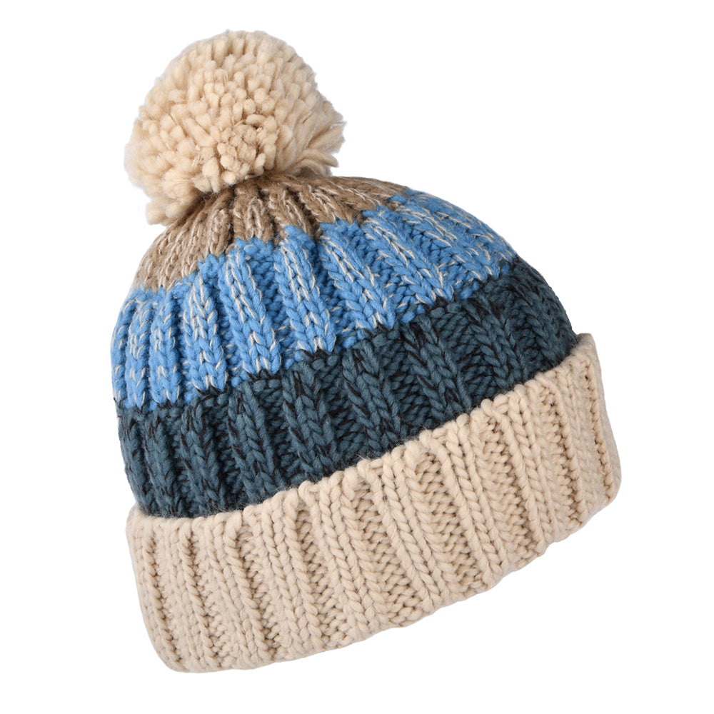Gorro con pompón Wilhelm de Barts - Trigo-Azur