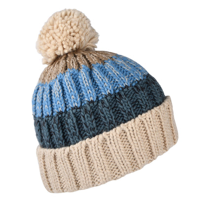 Gorro con pompón Wilhelm de Barts - Trigo-Azur